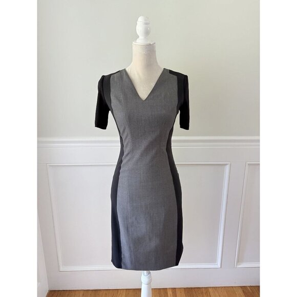 Elie Tahari NWT Alessia Wool Blend Stretch Sheath Dress 2 - Picture 1 of 5